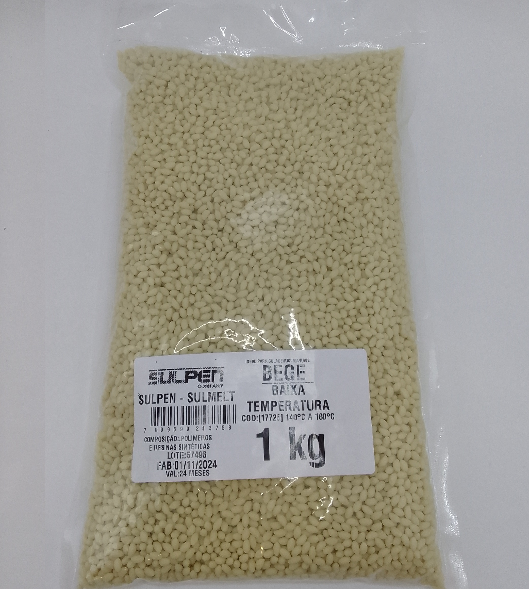 39. COLA HOTMELT BEGE 140° A 180° 1KG
