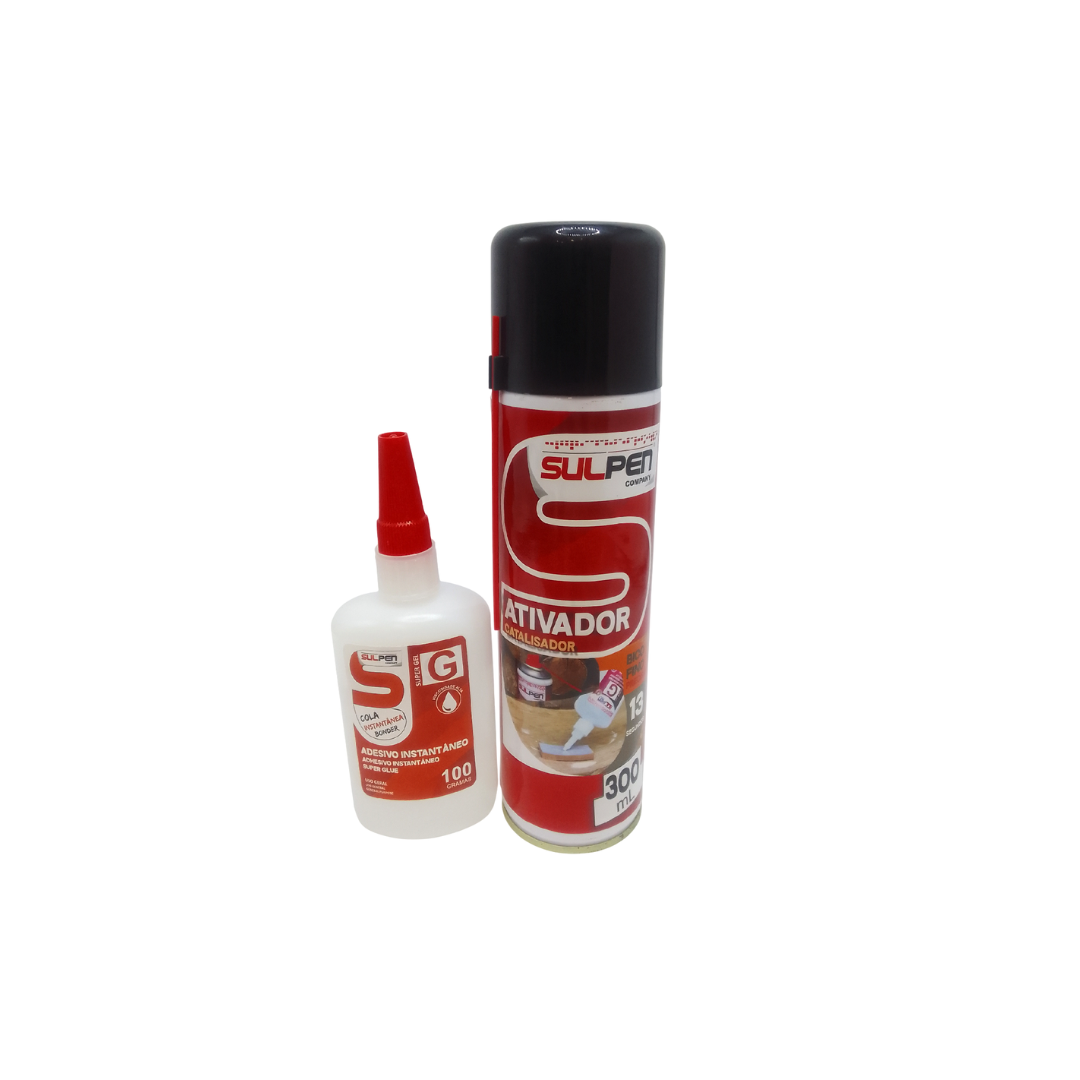 KIT MDF - COLA 100G GEL - SPRAY LATA 300ML