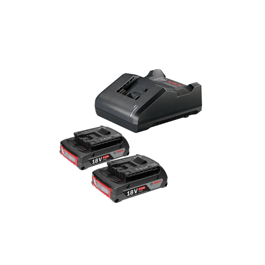 BOSCH - KIT BATERIAS E CARREGADOR - GAL 18V20 2X GBA 18V 20 AH