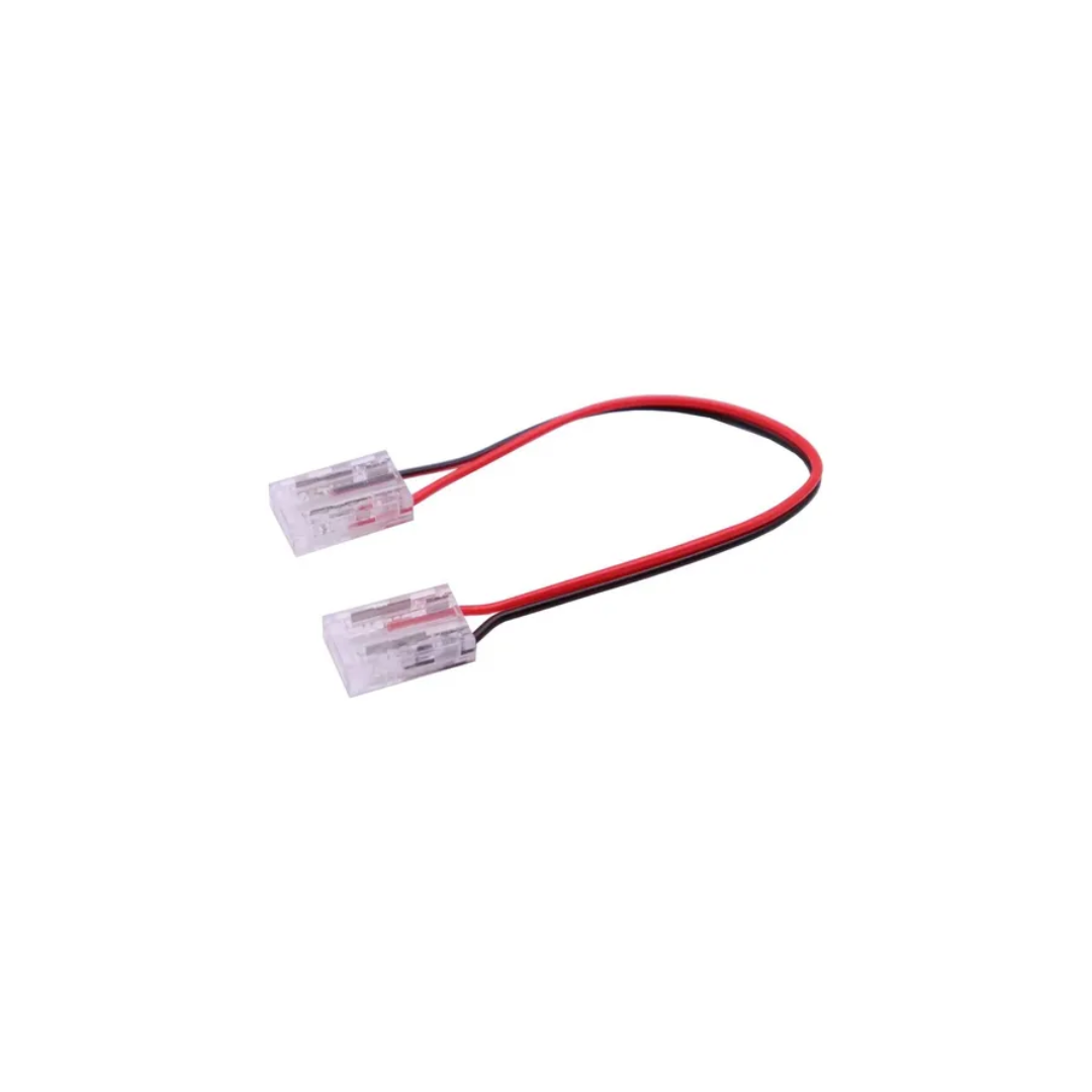 CONECTOR 2 EMENDAS RAPIDAS 8MM FITA LEDC 140MM FIO (P FITA 60,120 LEDS E COB)