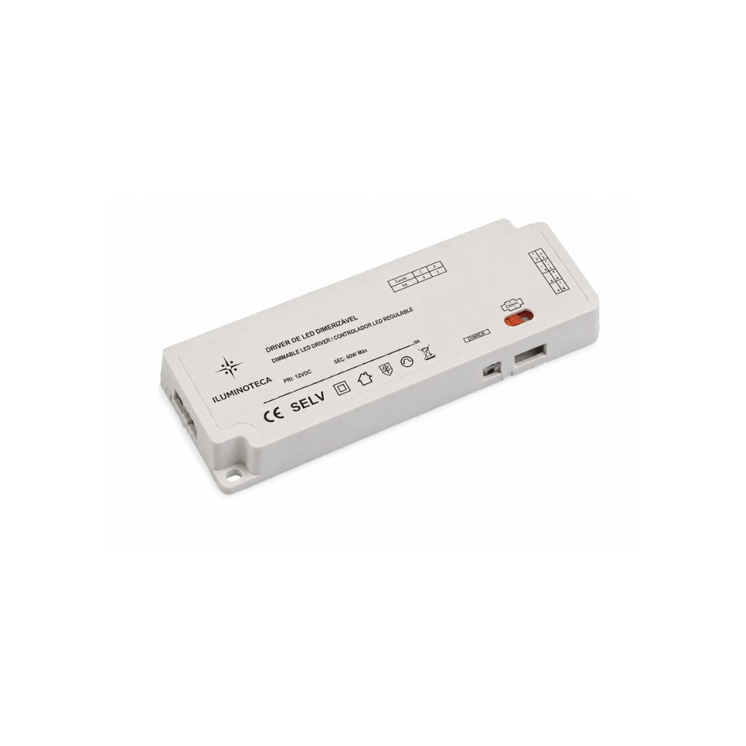 FONTE LED ILUMINOTECA - 5 AMPERES - DRIVE 12V - 60W