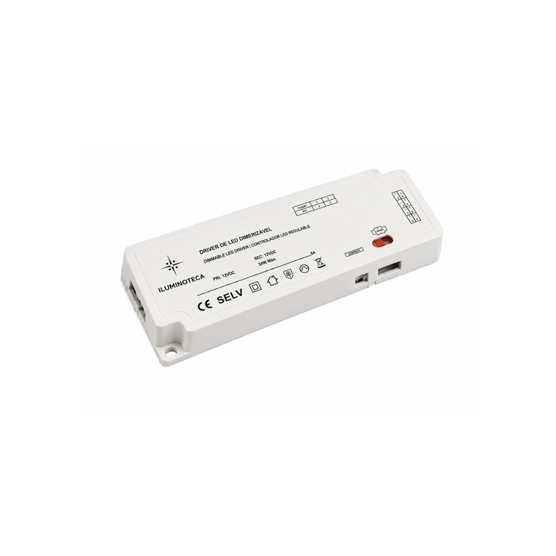FONTE LED ILUMINOTECA - 2 AMPERES - DRIVE 12V - 24W