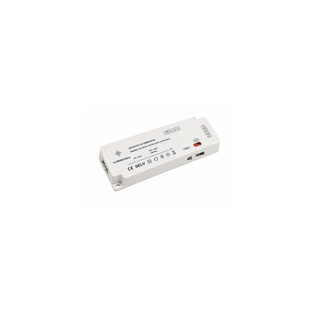FONTE LED ILUMINOTECA - 10 AMPERES - DRIVE 12V - 120W