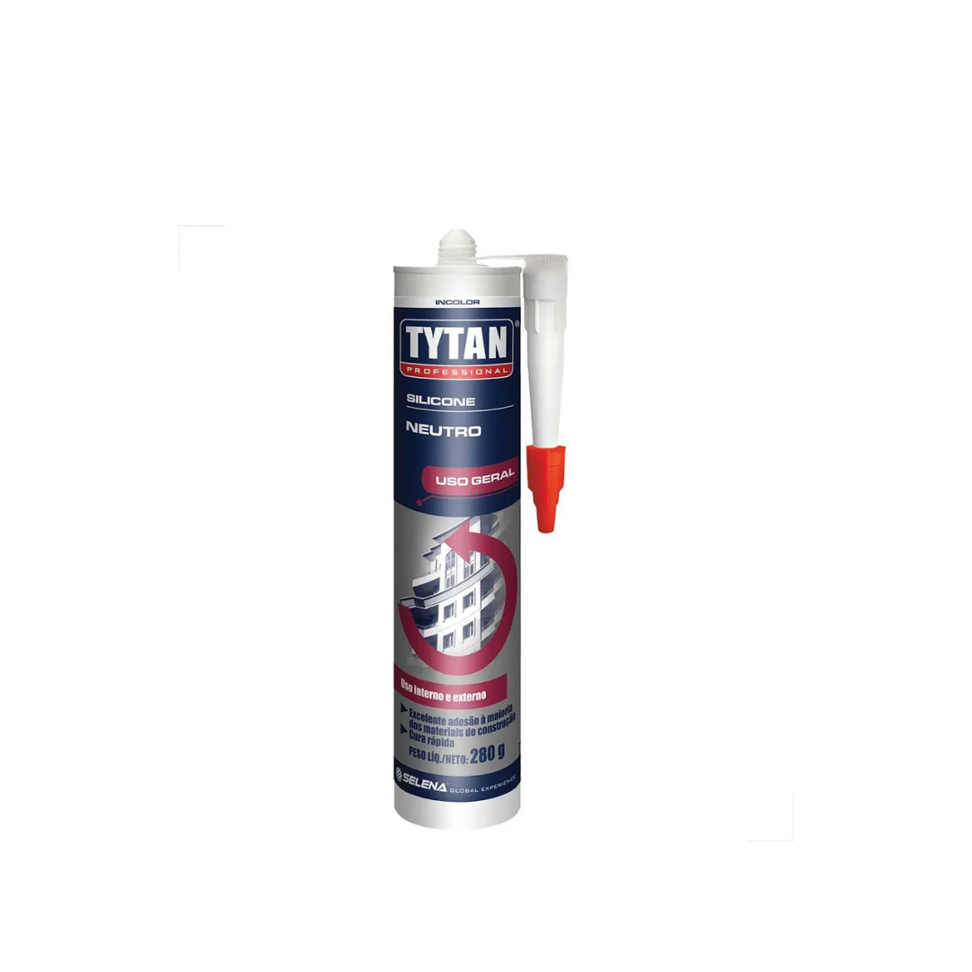 SILICONE TYTAN CONSTRUCAO NEUTRO 280G INCOLOR E BRANCO