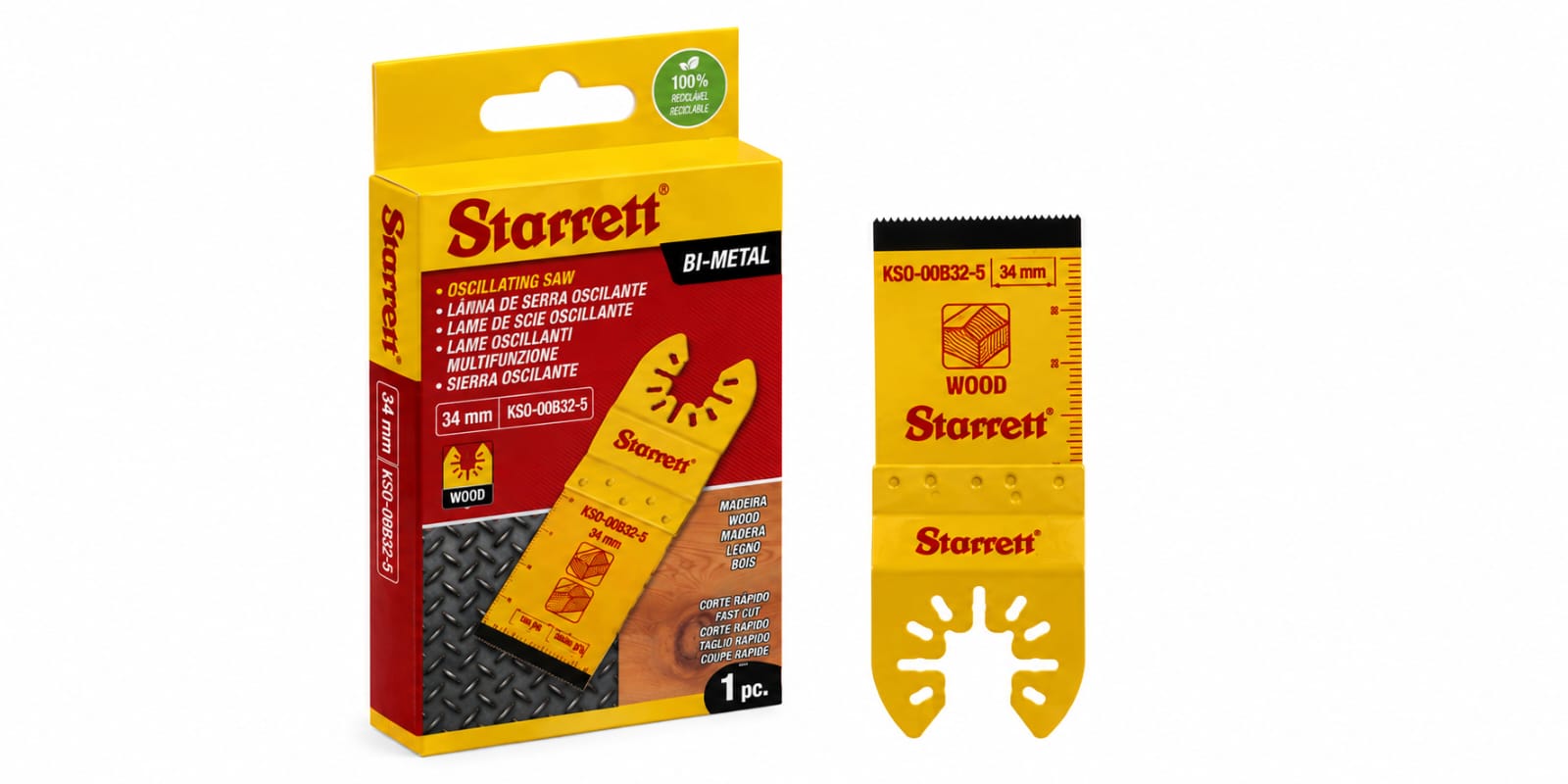 LAMINA PARA MULTICORTADORA OSCILANTE 34MM STARRETT	KSO-00B32-5