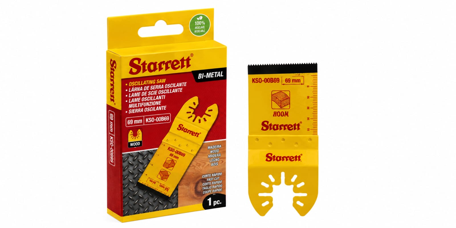 LAMINA PARA MULTICORTADORA OSCILANTE 69MM STARRETT	KSO-00B69