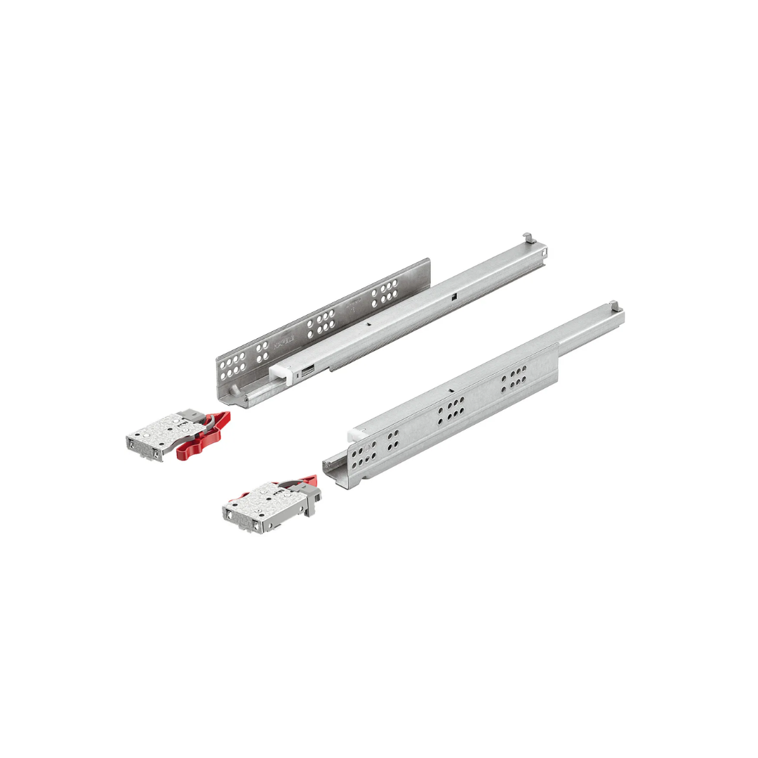 CORREDICA INVISIVEL SOFT CLOSE HETTICH 400MM SYS COM GARRAS